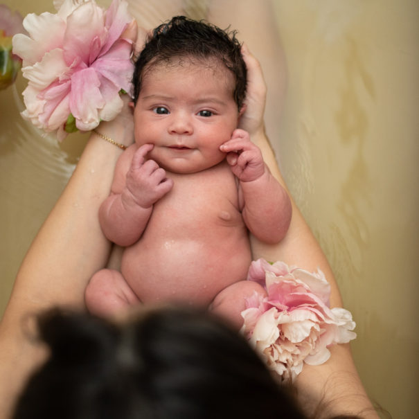 baby-first-bath-with-mother